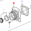 Volvo Penta Caja de rodamientos DPH - DPR Volvo Penta 3862253