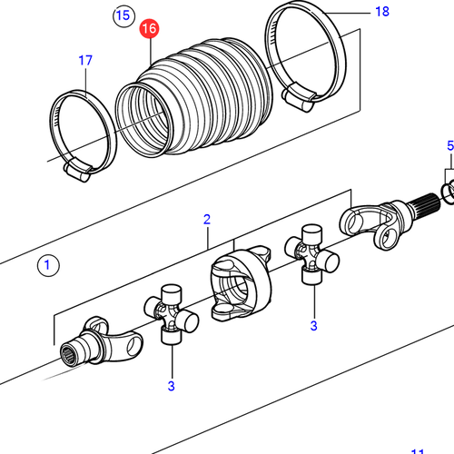 Volvo Penta Bellows kit Volvo Penta 3594509