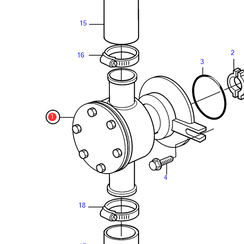 Bomba de agua de mar Volvo Penta 3583095