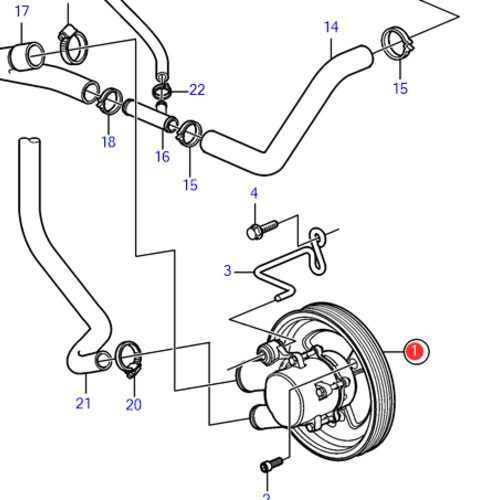 Volvo Penta Sea water pump Volvo Penta 21212799