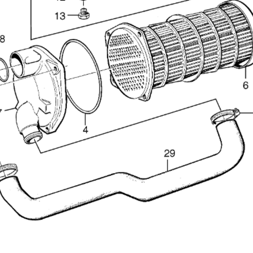 Volvo Penta Manguera de agua Volvo Penta 866218