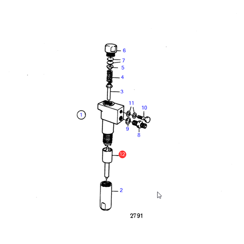 Volvo Penta Nozzle Volvo Penta 233179