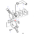 Volvo Penta Bracket for water pump 859821 Volvo Penta 859824