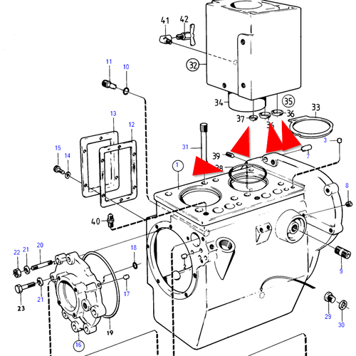 Volvo Penta Cilinder afdichtings kit MD11/MD17 Volvo Penta 875550