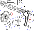 Volvo Penta Steuerkette kit D4 - D6 Volvo Penta 21641655