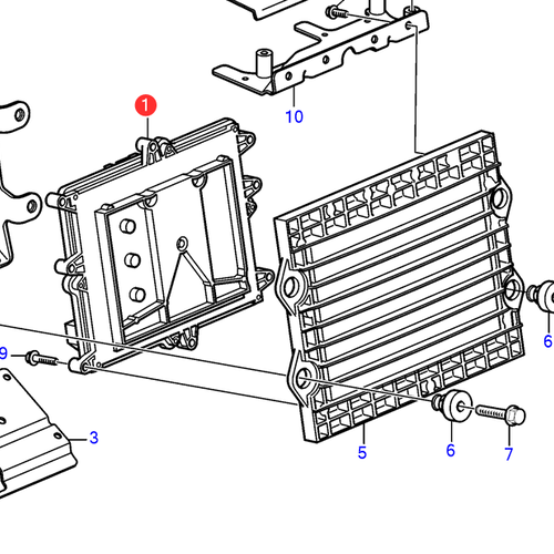 Volvo Penta Control unit ECU D4 - D6  Volvo Penta 881810