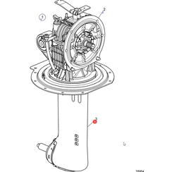 Carcasa saildrive 130S Volvo Penta 23370799