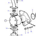 Volvo Penta Sea water pump Volvo Penta 3829310