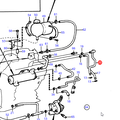 Volvo Penta Cooling water pipe 2003 Volvo Penta 840739