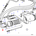 Volvo Penta Cooling water pipe Volvo Penta 829934 - 829932