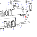 Volvo Penta Cooling water pipe Volvo Penta 860532