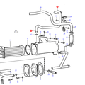 Volvo Penta Cooling water pipe Volvo Penta 860531