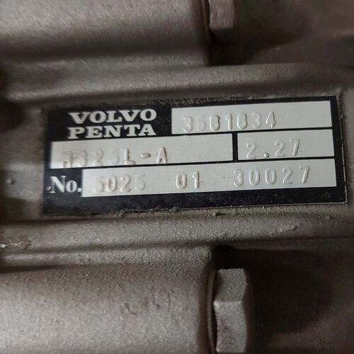 Volvo Penta Getriebe MS25L-A Übersetzung 2.27:1 Volvo Penta 3581834