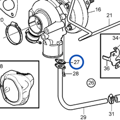 Dichtung Volvo Penta 31251456 - 3514546