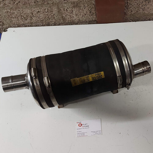 Volvo Penta Water Cooled Exhaust Muffler 45mm Volvo Penta 828064