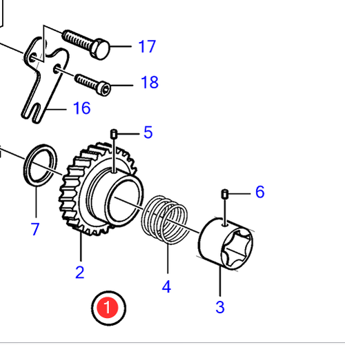 Volvo Penta Oil pump kit D2-40 Volvo Penta 22159781