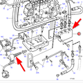 Volvo Penta Fuel shut-off valve with solenoid Volvo Penta 3828982 - 3858983