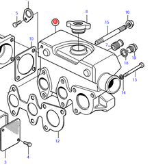 Heat exchanger MD2010-C - D Volvo Penta 3581924