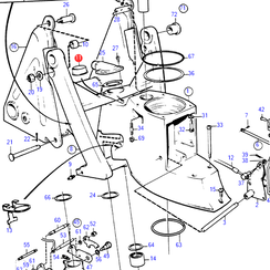 Bearing bushing Volvo Penta 853062