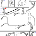 Volvo Penta Kabelboom D1 - D2 Volvo Penta 3843674