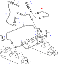 Cilindro de compensación de manguera hidráulica 21840806 Volvo Penta 21721548