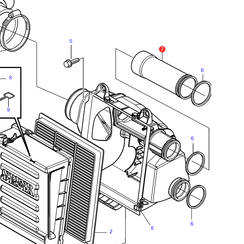 Connection pipe Volvo Penta 3584244