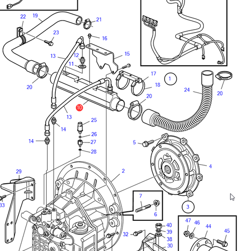 Volvo Penta Oil cooler Volvo Penta 3584435