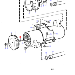 Intercambiador de calor de varilla roscada 859360 Volvo Penta 829991