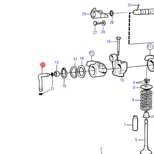 Volvo Penta Ölleitung Volvo Penta 840427