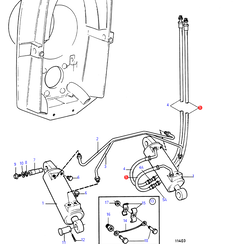 Manguera hidráulica Volvo Penta 873229