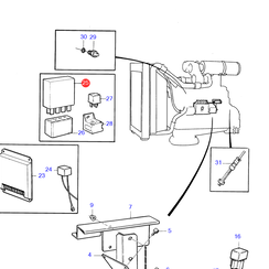 Relé monitor de velocidad Volvo Penta 873140
