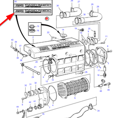 Heat exchanger Volvo Penta 3828574