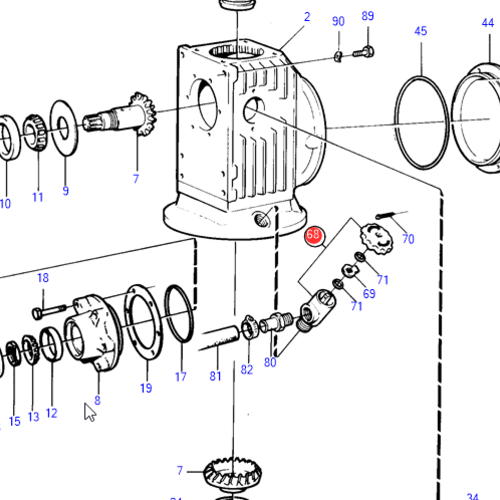 Volvo Penta Valvula bronce Volvo Penta 851777