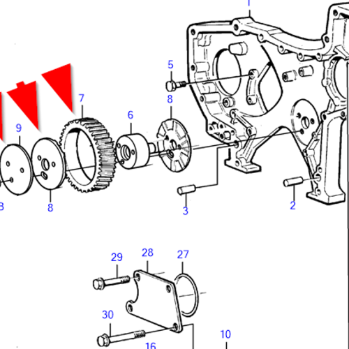 Volvo Penta Tussentandwiel Volvo Penta   8192578