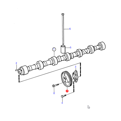 Volvo Penta Camshaft sprocket Volvo Penta 423097