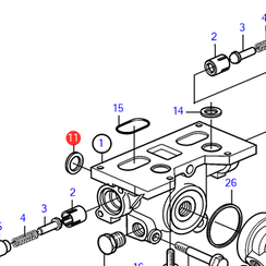 Sealing ring Volvo Penta 469483