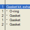 Volvo Penta Gasket kit Volvo Penta 876625