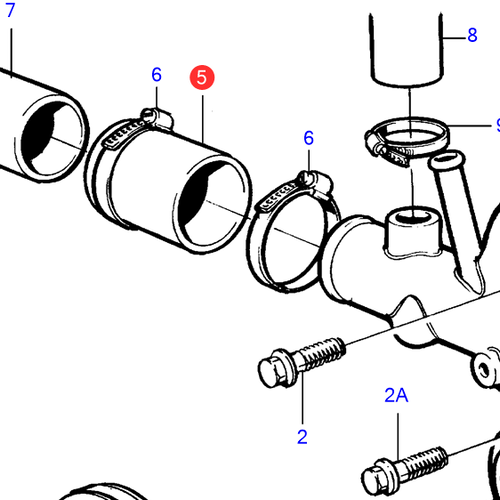 Volvo Penta Schlauch Volvo Penta 859804