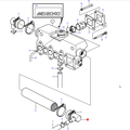 Volvo Penta Rubber end cover heat exchanger Volvo Penta 3580522