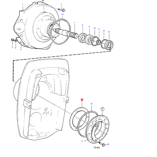 Volvo Penta Distanzstück Volvo Penta 813964