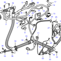 Volvo Penta Wiring harness D6 Volvo Penta 21542305 - 3595024