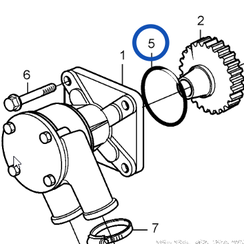 O-ring Volvo Penta 3580380