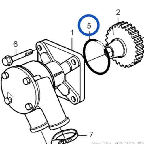 Volvo Penta O-ring Volvo Penta 3580380