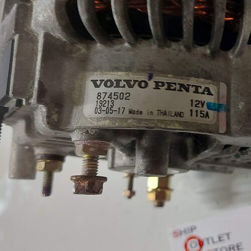 Volvo Penta Lichtmaschiene 12V 115A Volvo Penta 23892930 - 874502