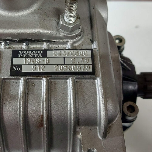 Volvo Penta Caja de cambios 130S-D relación 2.19:1 Volvo Penta 23370800