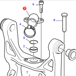 Hose connection Volvo Penta 872752