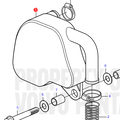 Volvo Penta Inlet muffler Volvo Penta 3583068