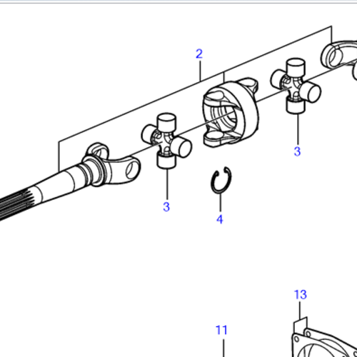 Volvo Penta Kreuzgelenkbaugruppe Volvo Penta 3860842