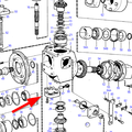 Volvo Penta Unter der Abdeckung Ölkühler Getriebe MS3 Volvo Penta 850833