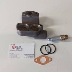Unter der Abdeckung Ölkühler Getriebe MS3 Volvo Penta 850833